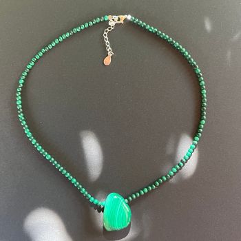 Colier malachit Sylva #50