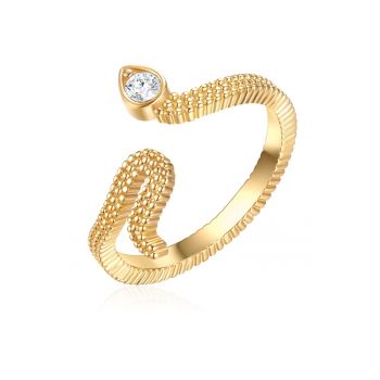 Inel placat cu aur de 14K