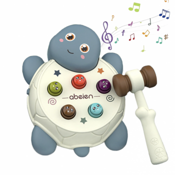 Joc interactiv de motricitate Whack-a-mole ,   Testoasa bleu