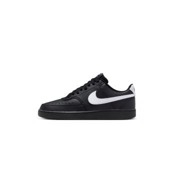 Pantofi sport -  Court Vision Lo Trk3.2 - Piele naturala - Negru