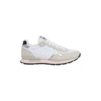 Pantofi sport cu garnituri de piele intoarsa