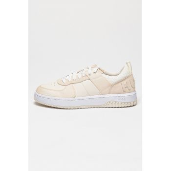 Pantofi sport cu insertii de piele