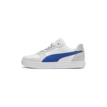 Pantofi sport de piele ecologica cu garnituri de piele intoarsa
