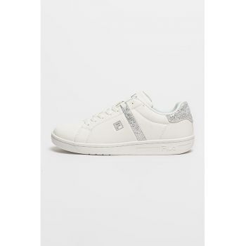 Pantofi sport de piele ecologica cu insertii stralucitoare Crosscourt 2
