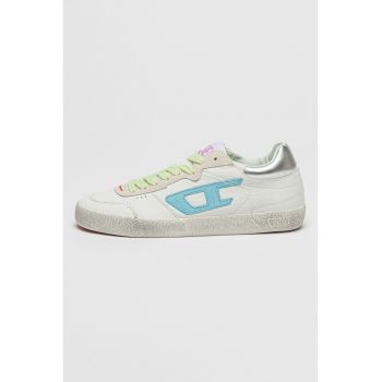 Pantofi sport din piele si piele intoarsa Leroji