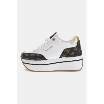 Pantofi sport wedge cu logo