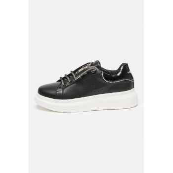 Pantofi sport wedge de piele Juliette