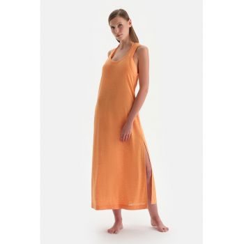 Rochie de plaja cu slit lateral