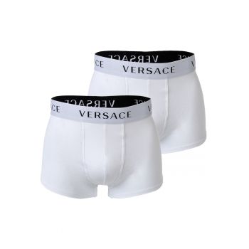 Set de boxeri cu imprimeu logo - 2 perechi