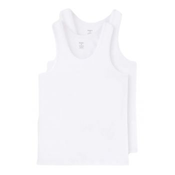 Set de top-uri cu decolteu rotund - 2 piese