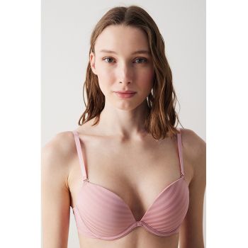 Sutien cu burete si model in dungi