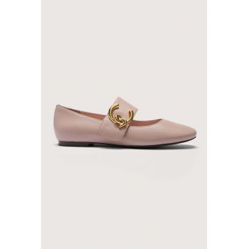 Balerini Mary Jane din piele C-Me