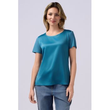Bluza uni de satin