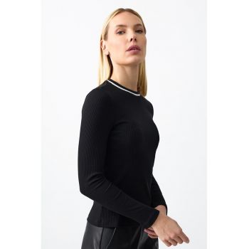 Bluza uni din amestec de bumbac