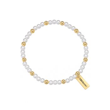 Bratara decorata cu elemente placate cu aur de 14K 170291