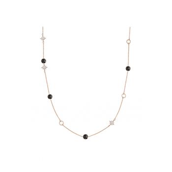 Colier placat cu aur de 14K si cu cristale