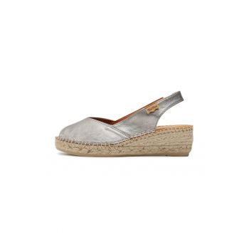 Espadrile dama -  773589 - Piele naturala - Argintiu