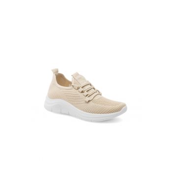 Pantofi sport dama -  505044 - Mesh - Bej ieftini de firma originali