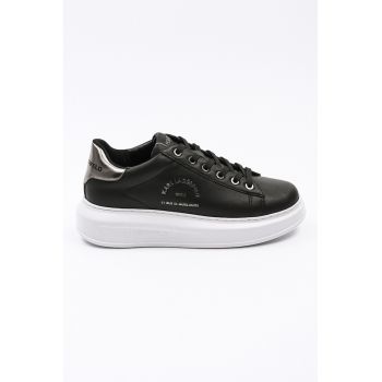 Pantofi sport de piele cu logo