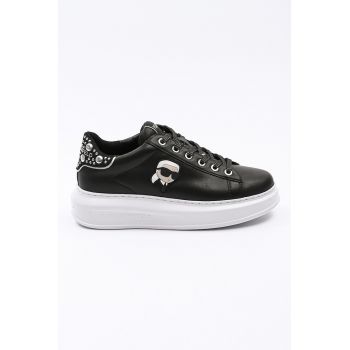 Pantofi sport de piele cu logo