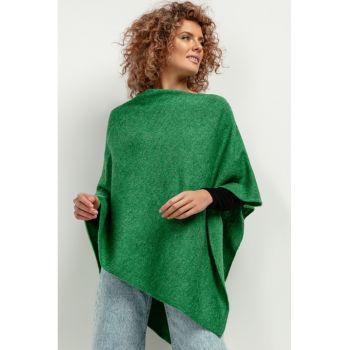 Poncho din amestec de lana