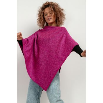 Poncho din amestec de lana