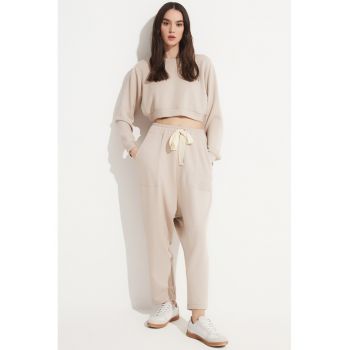 Set de bluza crop si pantaloni
