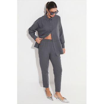 Set de camasa de bumbac si pantaloni