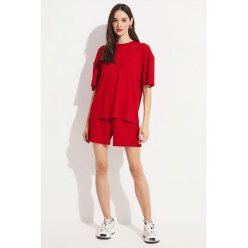 Set de tricou lejer si pantaloni scurti - 2 piese