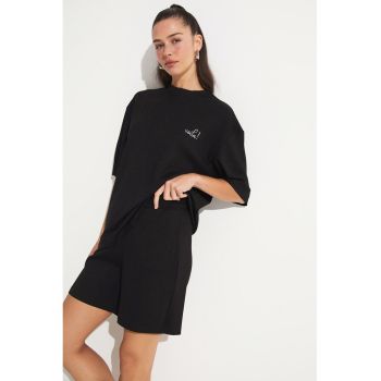 Set de tricou uni si bermude