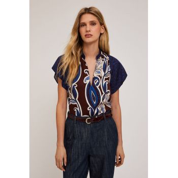 Bluza cu imprimeu paisley