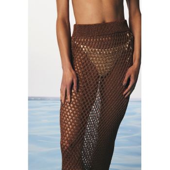 Fusta de plaja cu model plasa