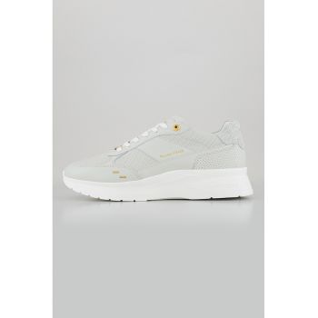 Pantofi sport de piele cu perforatii