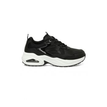 Pantofi sport demi-wedge cu sireturi
