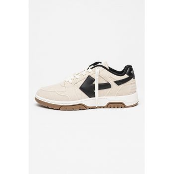 Pantofi sport din material textil cu logo