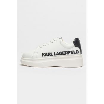 Pantofi sport din piele cu logo
