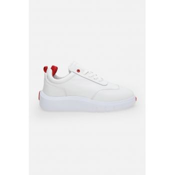 Pantofi sport din piele cu model texturat