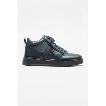 Pantofi sport din piele cu talpa wedge