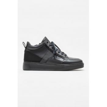 Pantofi sport din piele cu talpa wedge