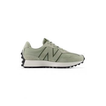 Pantofi sport din piele si material textil cu logo