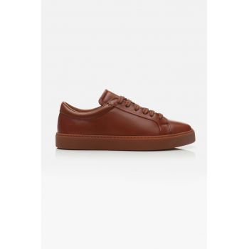 Pantofi sport low-cut din piele