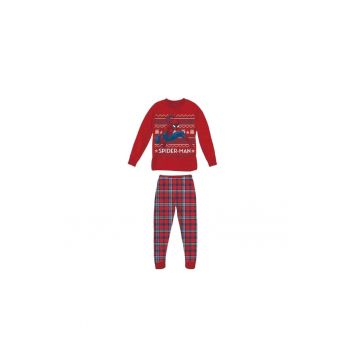 Pijama de bumbac cu tematica de Craciun  8460