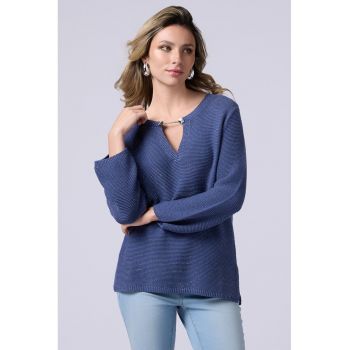 Pulover cu aspect stralucitor