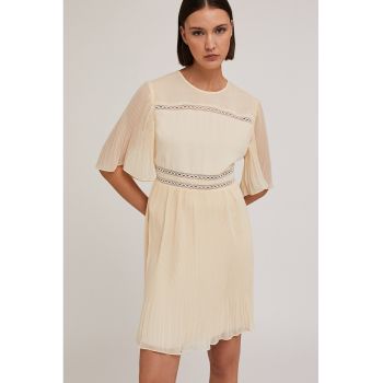 Rochie mini cu pliuri