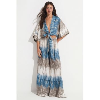 Set de pantaloni si bluza chimono