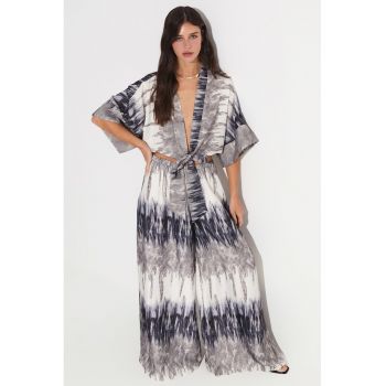 Set de pantaloni si bluza chimono