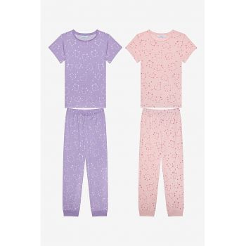 Set de pijamale de bumbac - 4 piese