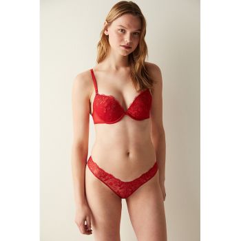 Sutien clasic cu insertii de dantela