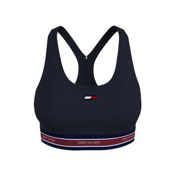 Tommy Jeans - Bustiera cu sustinere medie si spate decupat - pentru fitness