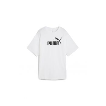 Tricou cu imprimeu logo si maneci cazute